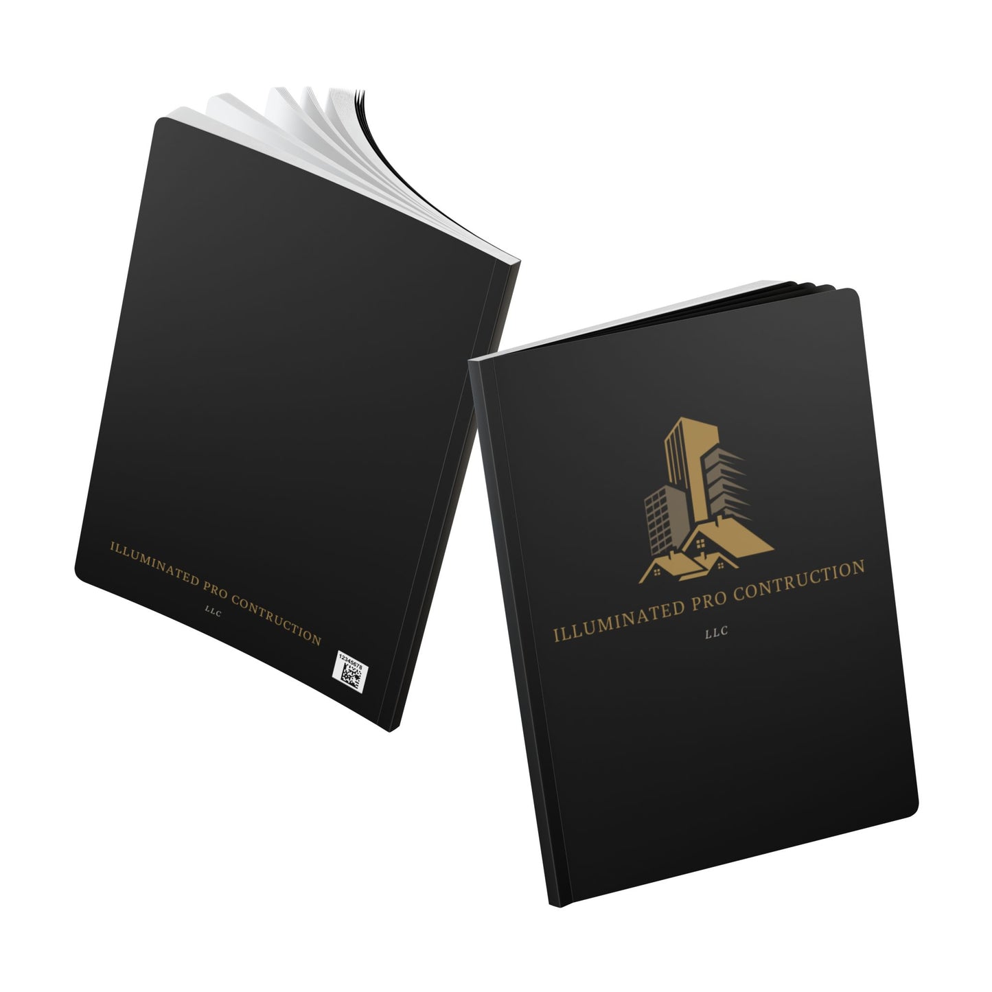 Illuminated Pro Construction Elegant Softcover Journal for Construction Professionals