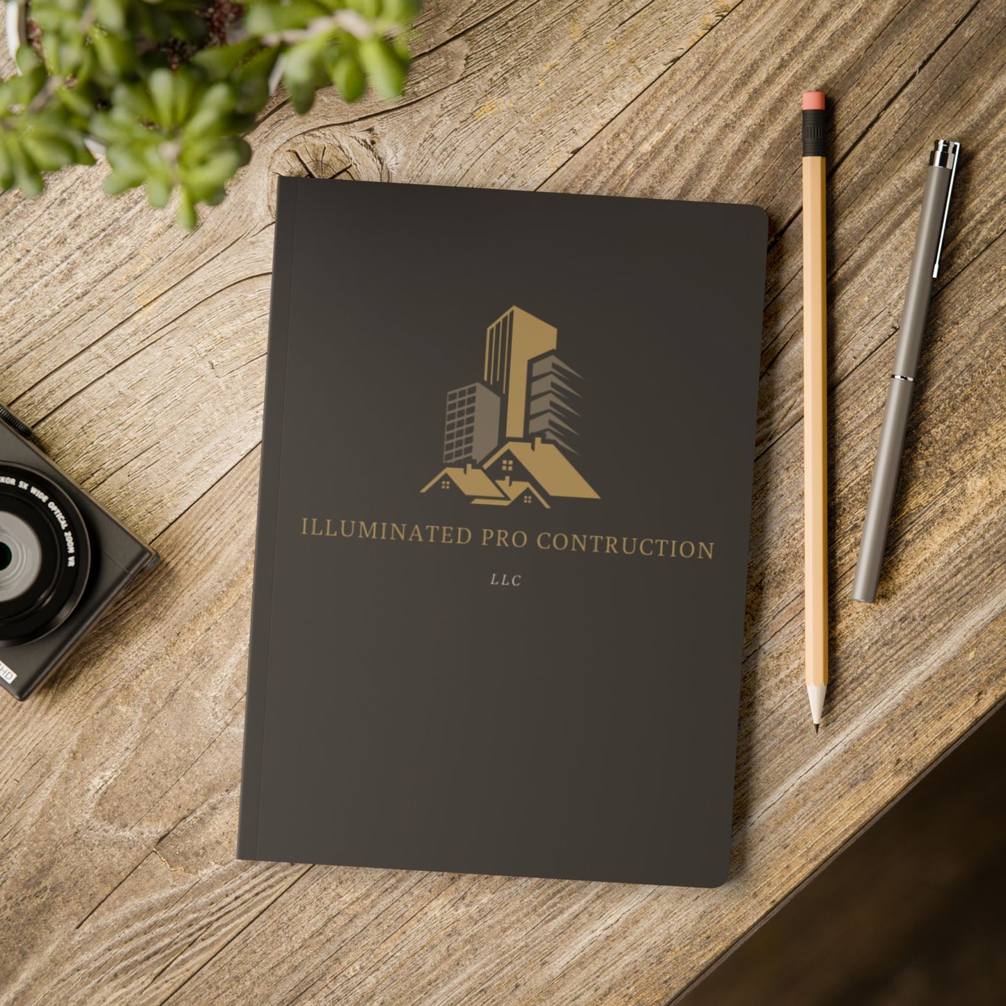 Illuminated Pro Construction Elegant Softcover Journal for Construction Professionals