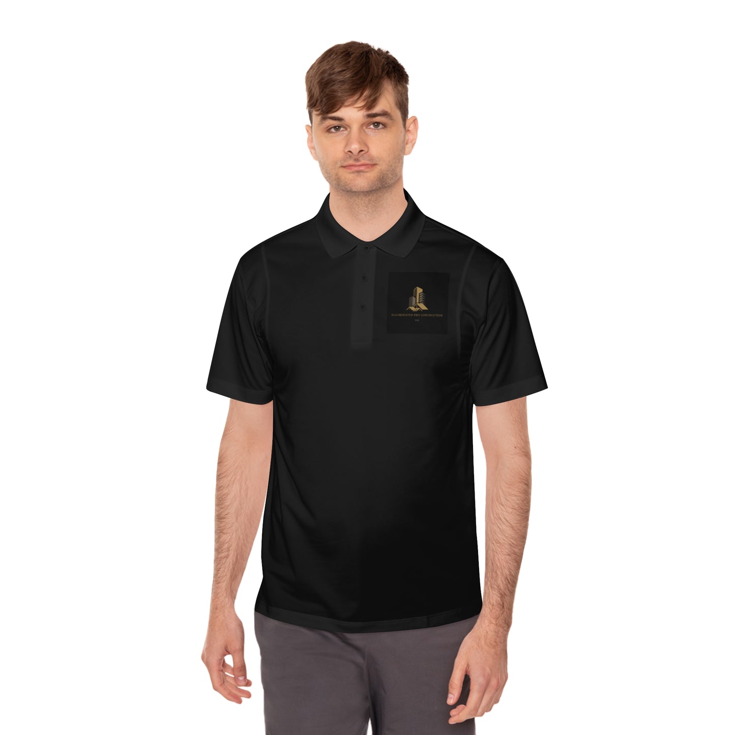 Illuminated Pro Construction Stylish Men's Sport Polo Shirt